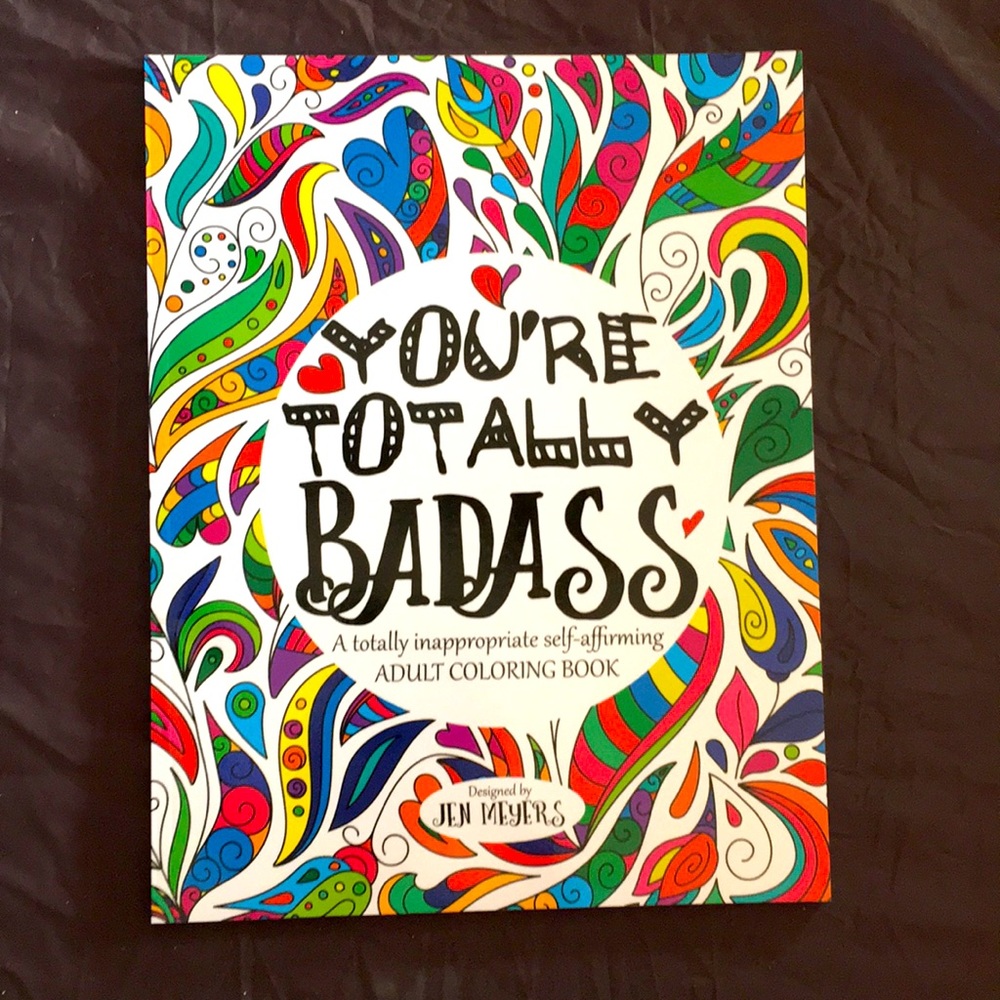 Adult Badass Coloring Book